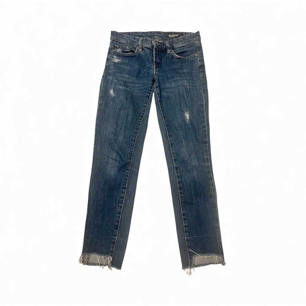 Blank NYC Crop Girlfriend Women's Blue Jeans